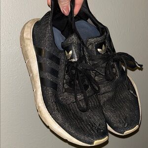 Adidas Black and White Casual Sneakers